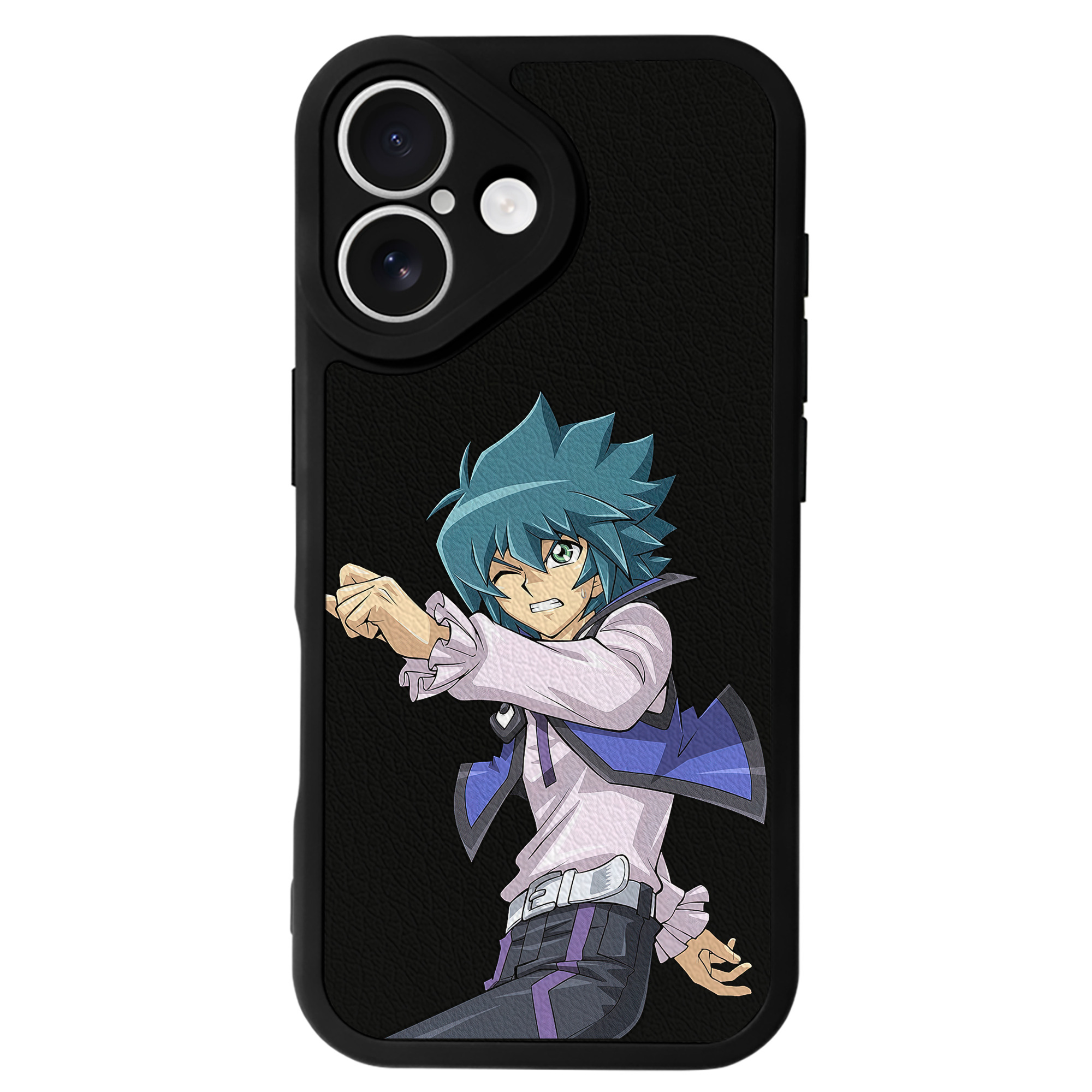 （画像用） 遊☆戯☆王 Yu-Gi-Oh! 【iPhone 16シリーズ対応】シリコンスマホケース（レザー調） 材質：シリコン